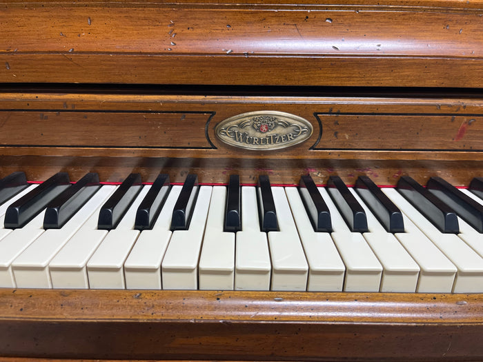 Wurlitzer Upright Piano with Bench***HEAVY ITEM***READ DETAILS ON PICK UP POLICY***