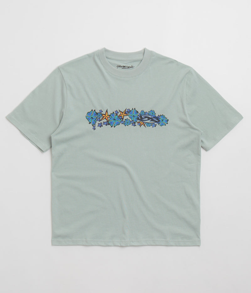 Yardsale Flower T-Shirt in Grey