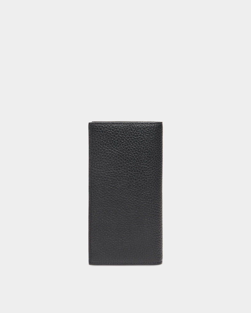 York Continental Wallet In Black Grained Leather