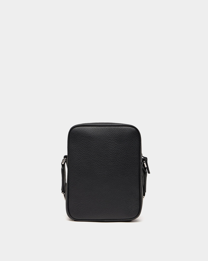 York Crossbody Bag In Black Grained Leather