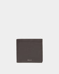 York Wallet In Brown Grained Leather