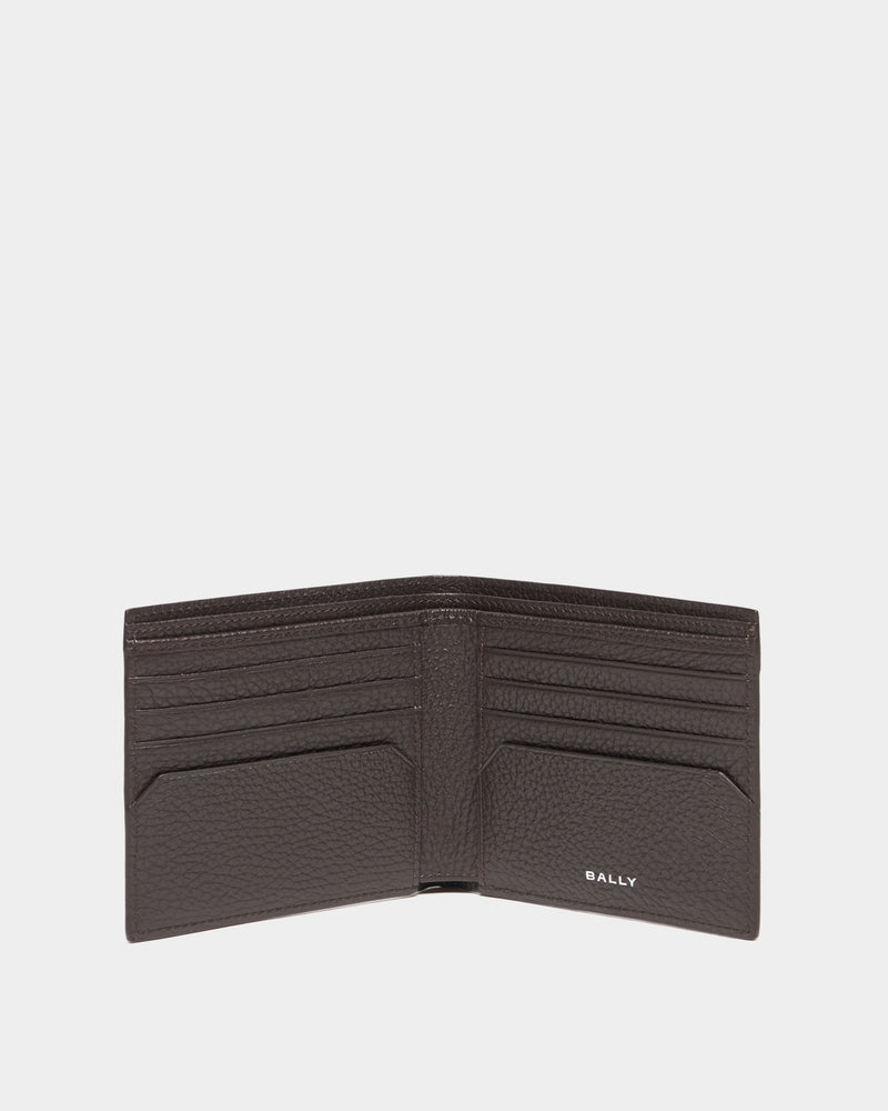 York Wallet In Brown Grained Leather