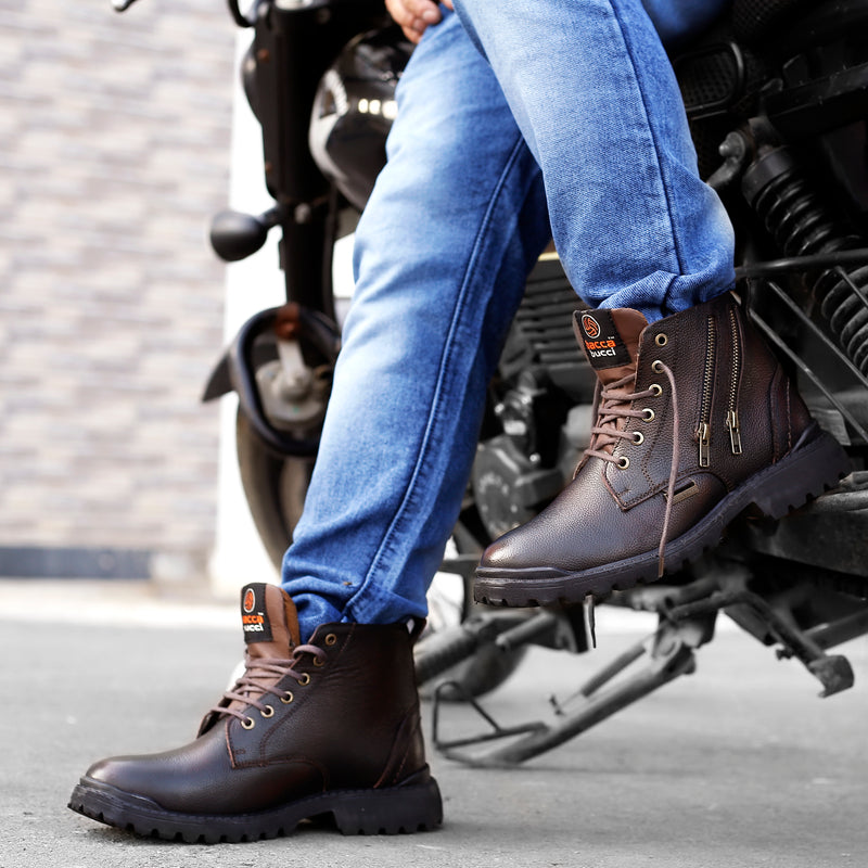 military boots, leather boots, leather boots for men, genuine leather boots